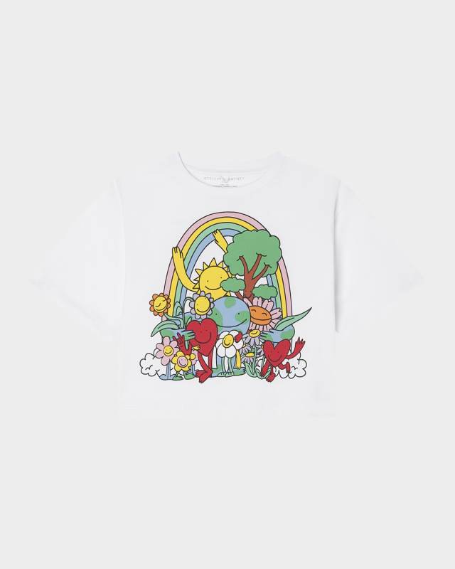 Girl's Earth Gang Printed Short-Sleeve T-Shirt, Size 4-